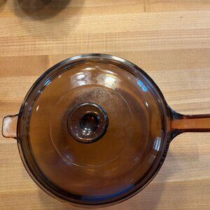 Corning Vision Amber Glass 2.5 L pot with Lid